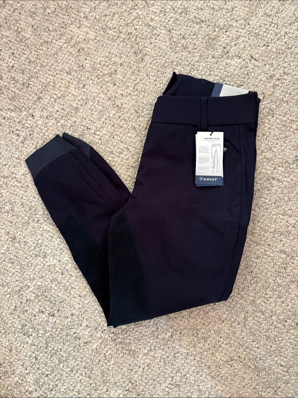 Ariat Heritage Elite navy full seat riding breeches pants Size 28